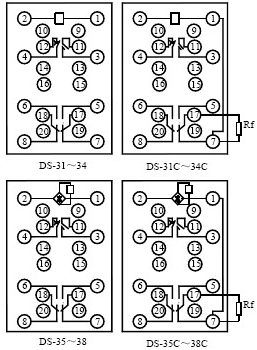 DS-35時(shí)間繼電器接線(xiàn)圖