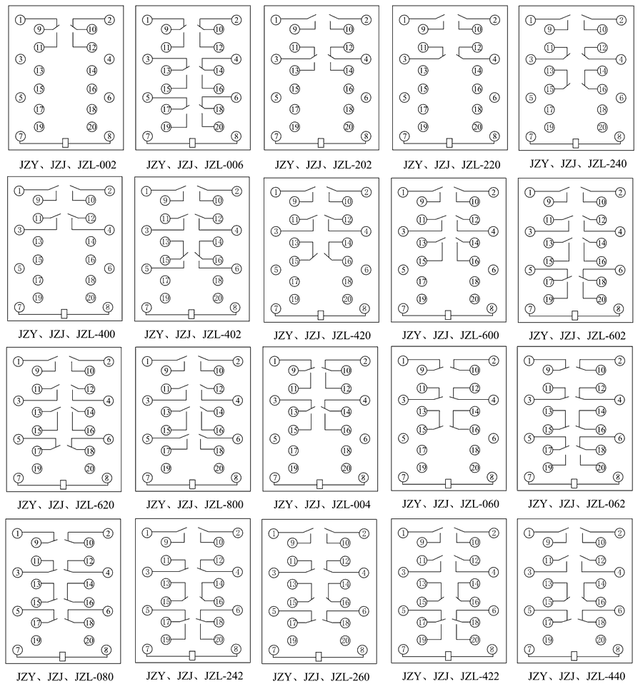 JZJ-800內部接線(xiàn)圖