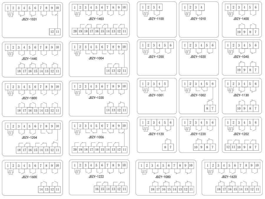 JDZY-1800內部接線(xiàn)圖