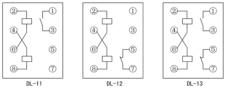 DL-13內部接線(xiàn)圖