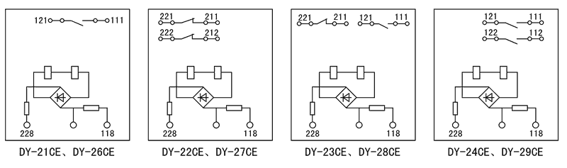 DY-21CE/C內部接線(xiàn)圖