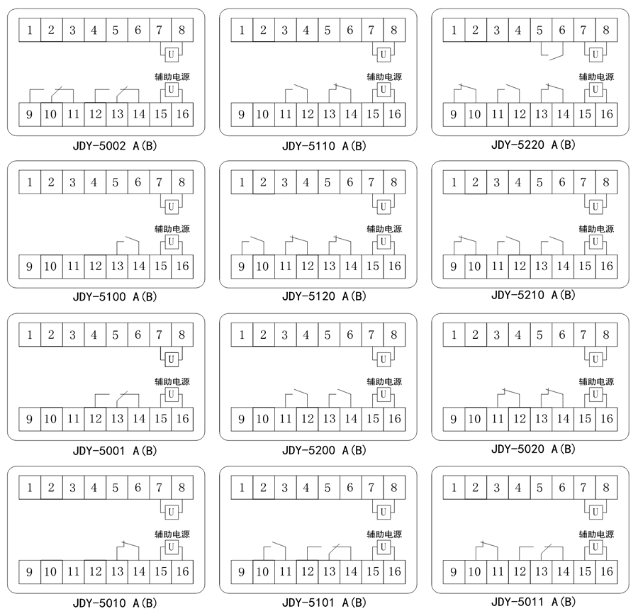 JDY-5002內部接線(xiàn)圖